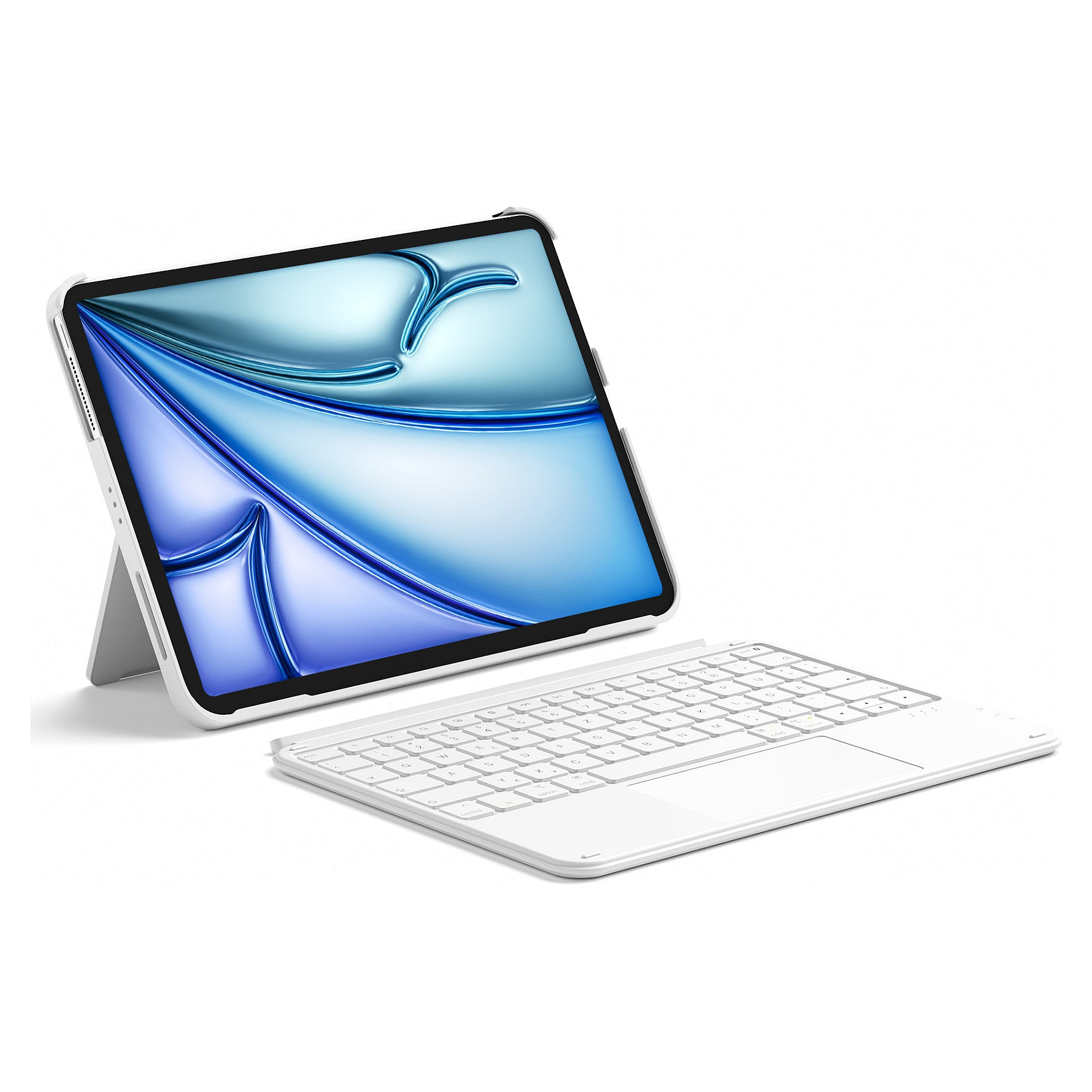 Tipkovnica INATECK iPad 11" iPad Air 4-6 Com. QWERTZ bijela – internacionalna non HR tipkovnica-0