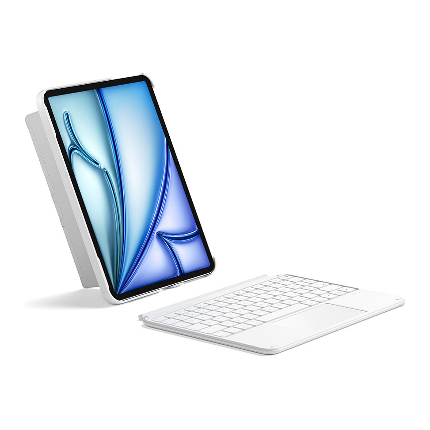 Tipkovnica INATECK iPad 11" iPad Air 4-6 Com. QWERTZ bijela – internacionalna non HR tipkovnica-1