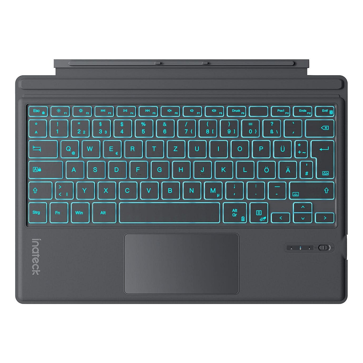 Tipkovnica INATECK Keyboard Surface gray, Sureface GO 1-4 Com. QWERTZ – internacionalna non HR tipkovnica-0
