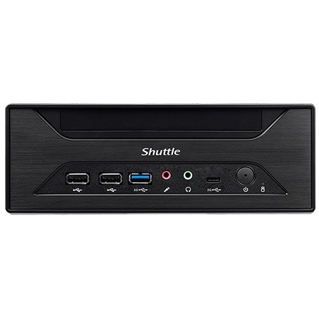 Barebone SHUTTLE XPC slim XH610 LGA1200 2xSODIMM DDR4 2xM.2 3xSATA 1xHDMI 1xDP 1xVGA crna boja-1
