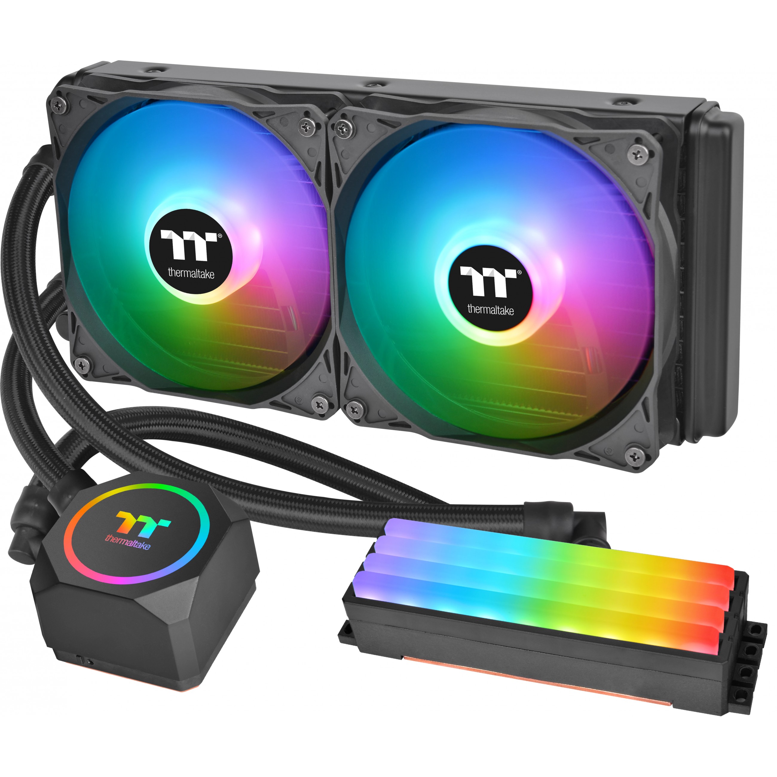 Vodeno hlađenje THERMALTAKE Floe RC240 (CPU & Memory, 240mm ARGB)-0