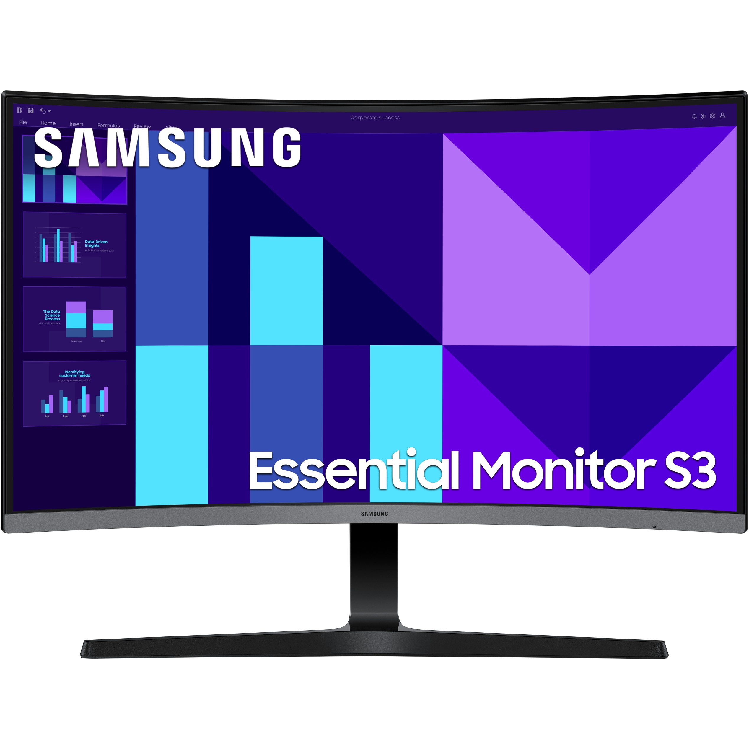 Monitor SAMSUNG S27D396GAU 27" (68,6cm, 1920x1080, 4ms, 60Hz, VA, Curved)-1