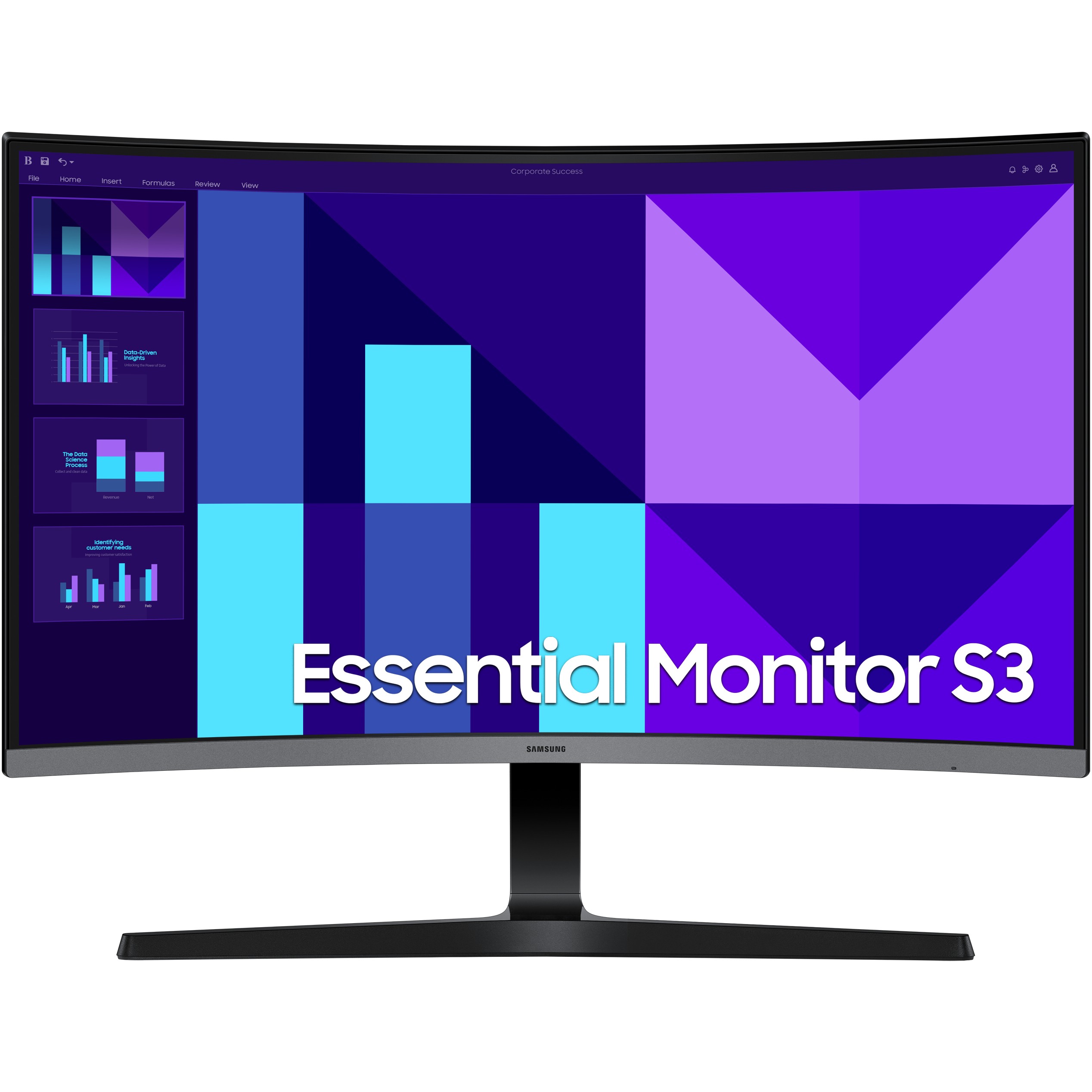 Monitor SAMSUNG S27D396GAU 27" (68,6cm, 1920x1080, 4ms, 60Hz, VA, Curved)-3
