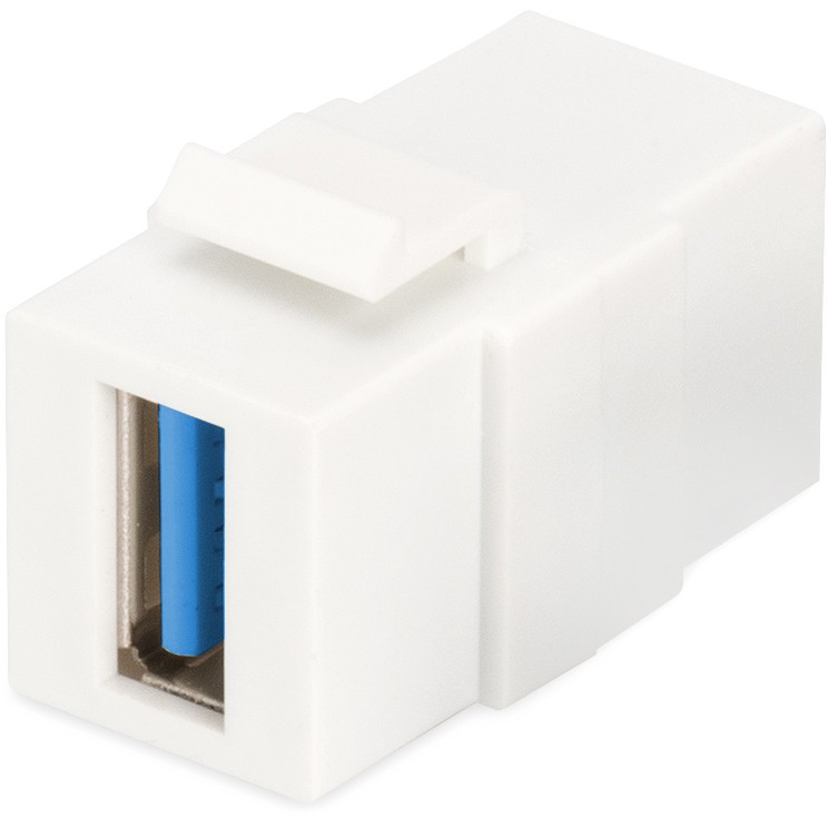 USB 3.0 Keystone Modul DIGITUS DN-93832 reinweiss RAL 9003