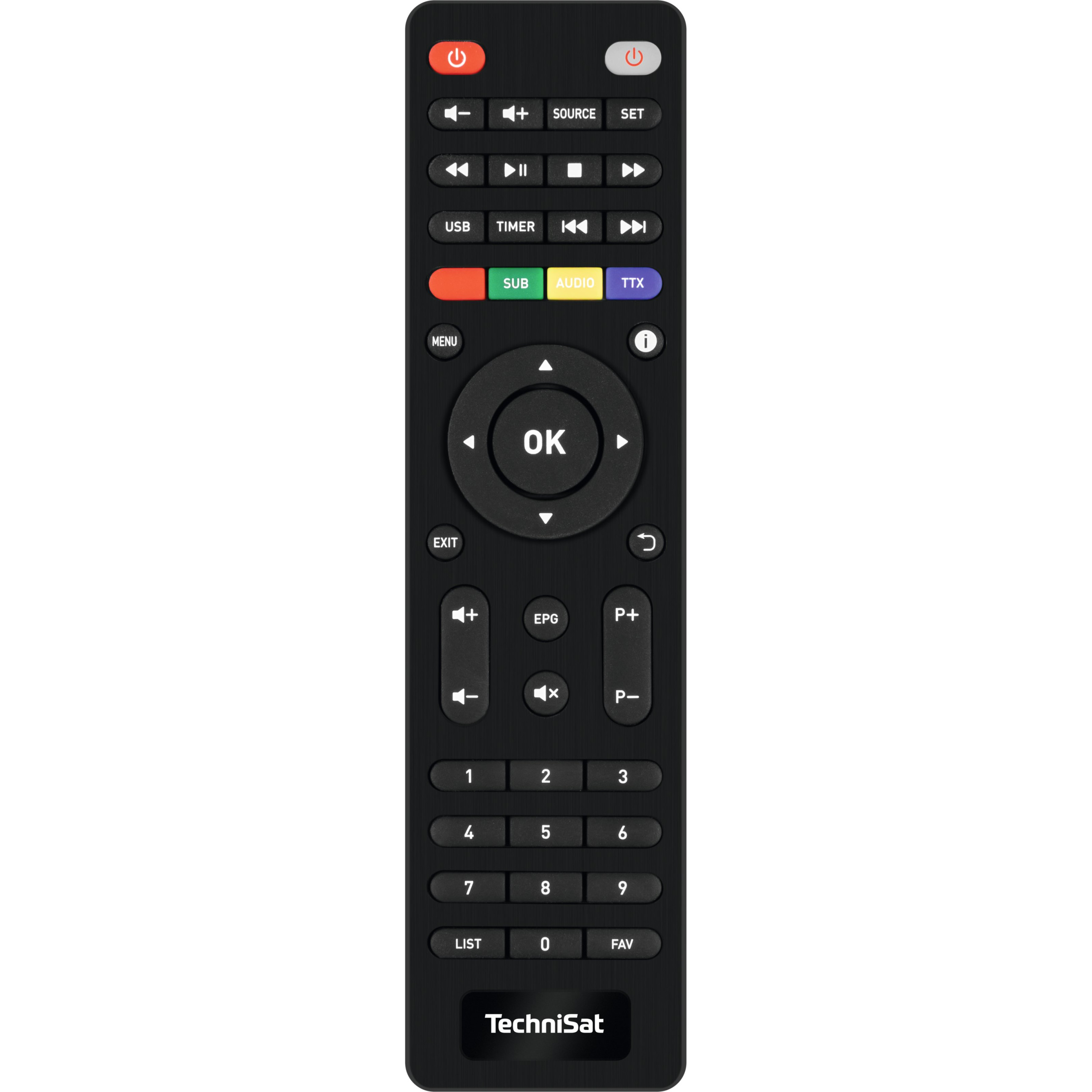 Receiver TECHNISAT TSAT HD-S 224+ sw DVB-S/S2 HDTV USB-7