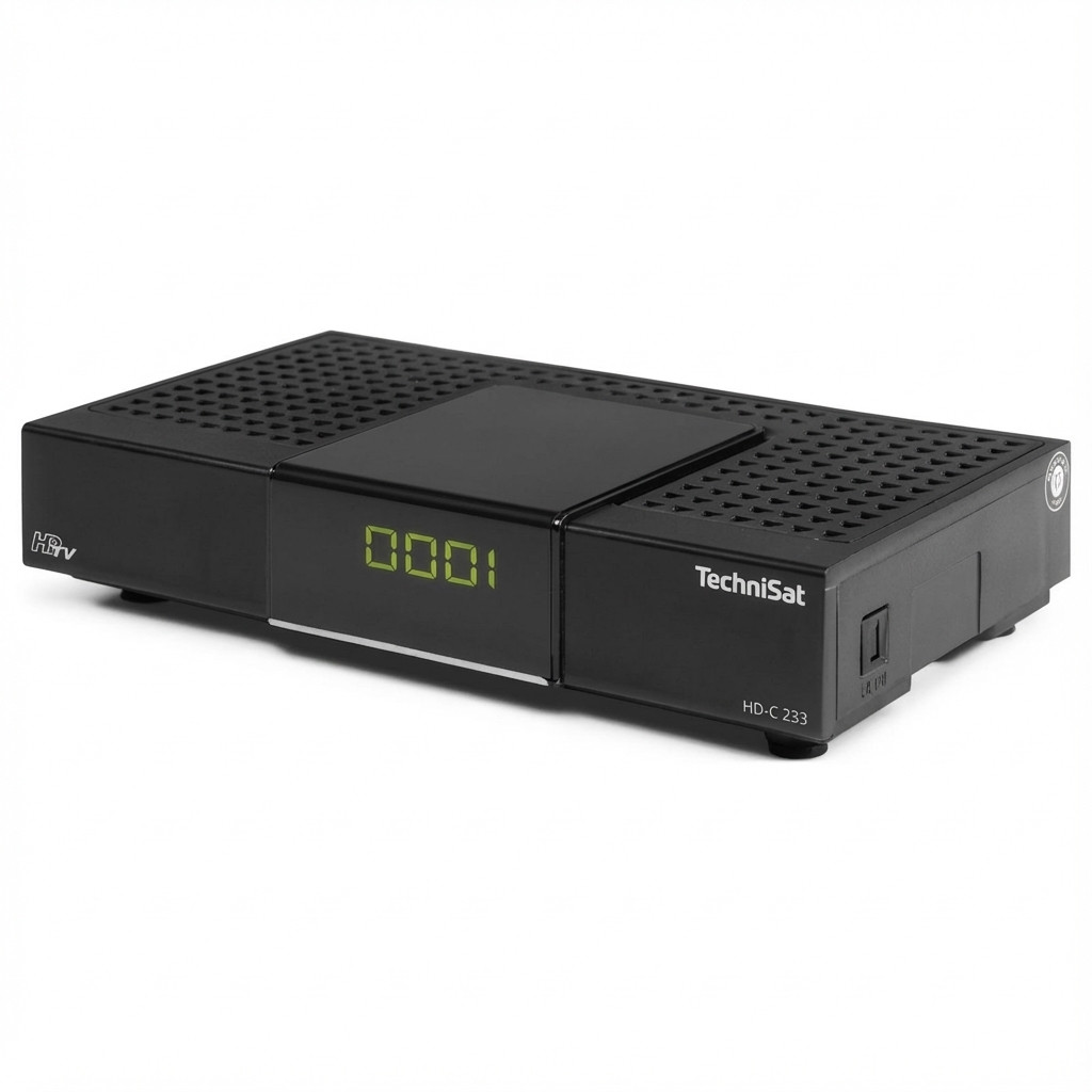 Receiver TECHNISAT TSAT HD-C 233 sw DVB-C HDTV EPG USB