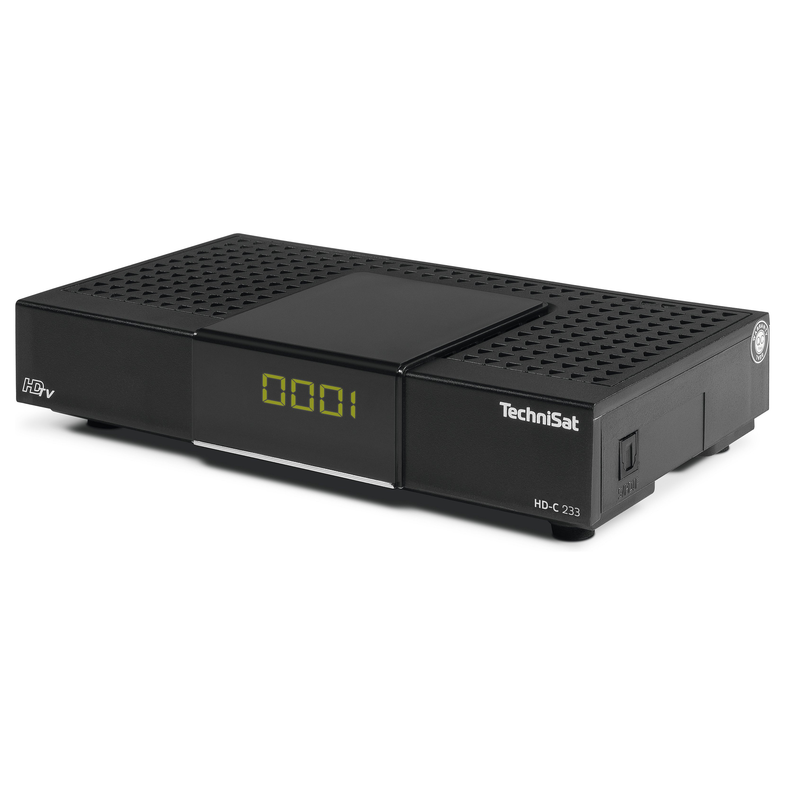 Receiver TECHNISAT TSAT HD-C 233 sw DVB-C HDTV EPG USB-2