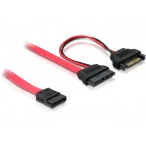 Adapter DELOCK SATA Slim 13pin Bu>7+15p 5V