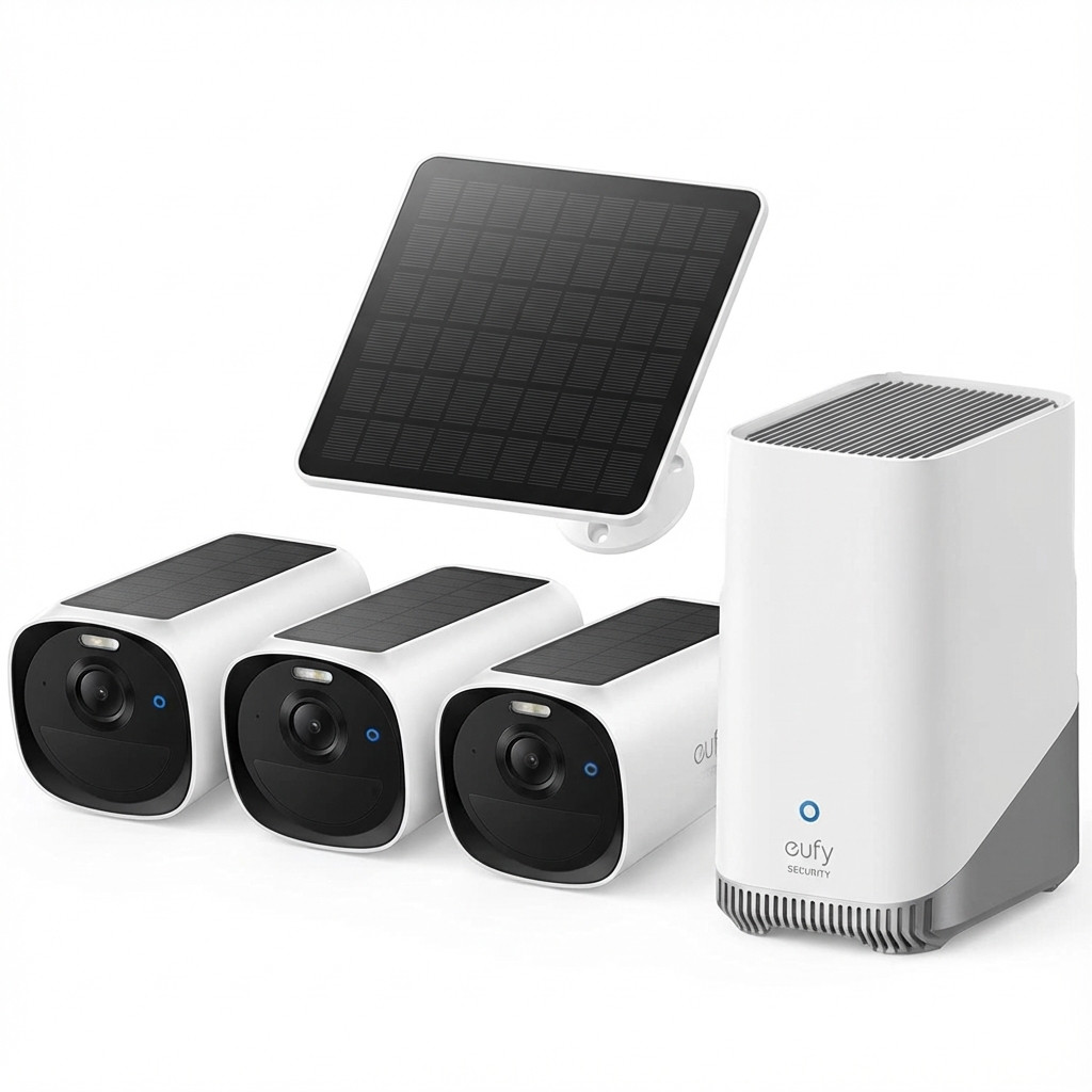 Kamera ANKER eufyCam E40 (HomeBase S380, Solar Panel)