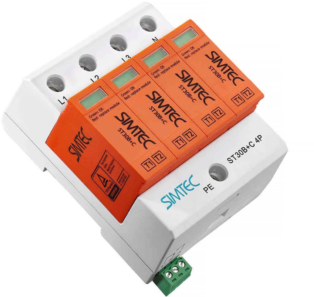 Prenaponska zaštita SIMTEC ST-I-4P-125-275 (T1+T2, B+C, 4P, 12.5kA)-0