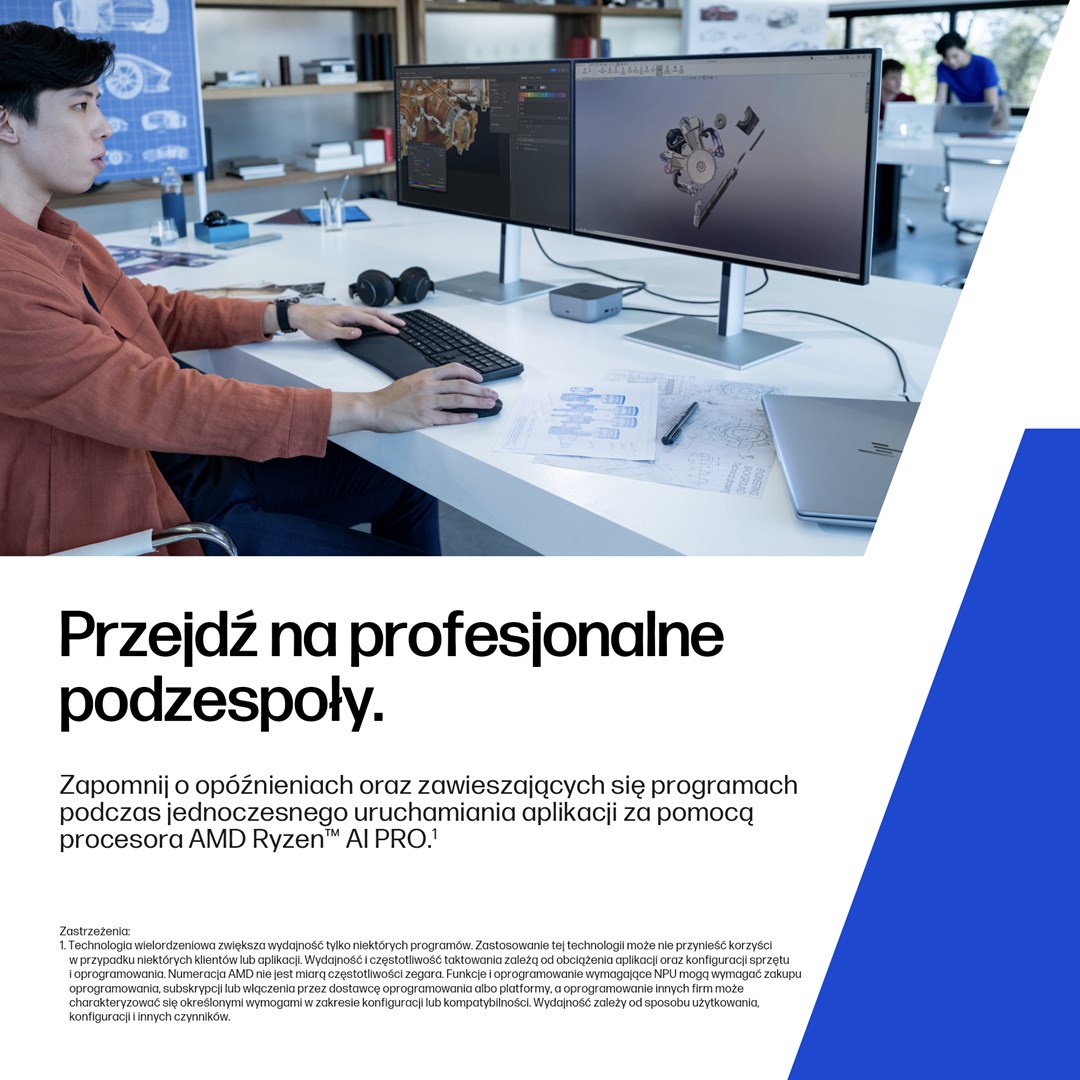 Laptop HP ZBook 8 G1ak Copilot+ PC (14" WUXGA, AMD Ryzen AI 7 PRO 350, 32 GB RAM, 1 TB SSD, Wi-Fi 7, Windows 11 Pro, srebrna) – internacionalna non HR tipkovnica-6