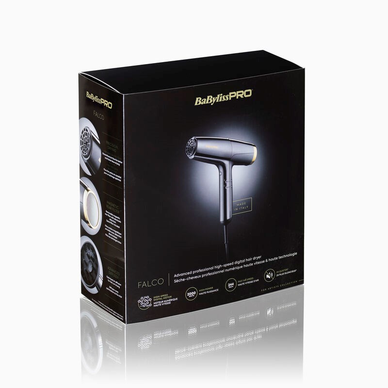 Sušilo za kosu BABYLISS Falco BAB8550E 2000 W crno-9