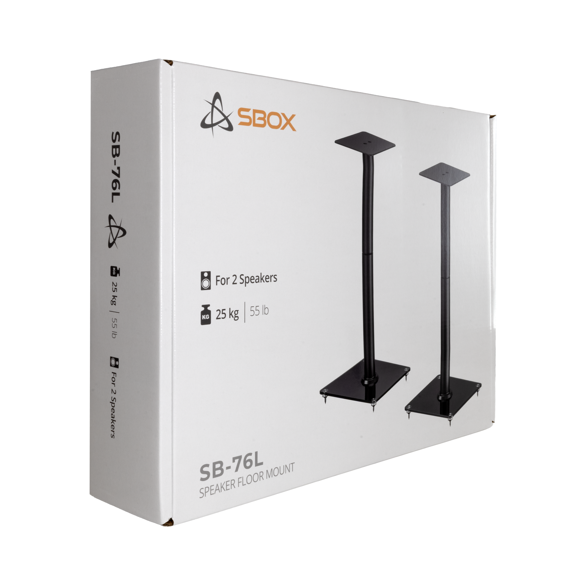 Podni stalak za zvučnike SBOX SB-76L, crni-14