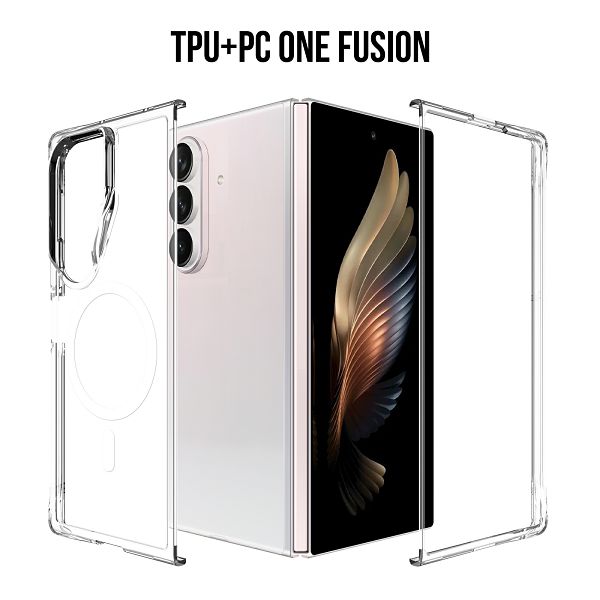 Maska MAX MOBILE MM TPU SAM GALAXY Z FOLD 7 DROP-PROOF PURE MAGSAFE Clear