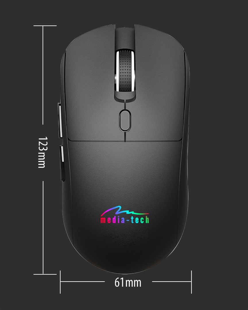 Bežični miš MEDIA TECH MT1124 2-u-1 (BT/RF) SILENT & RECHARGE-8