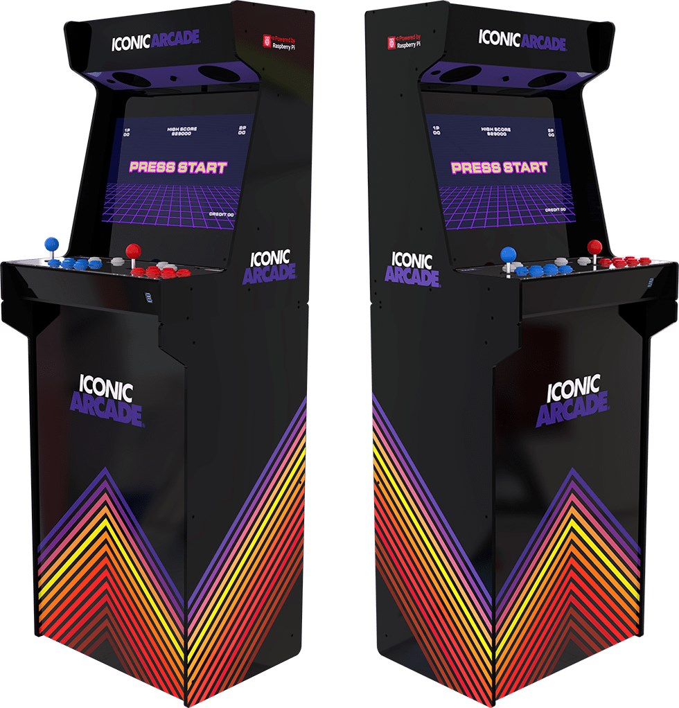 Arcade kabinet ICONIC ARCADE Arcade Cabinet Wi-Fi Multicolour-1