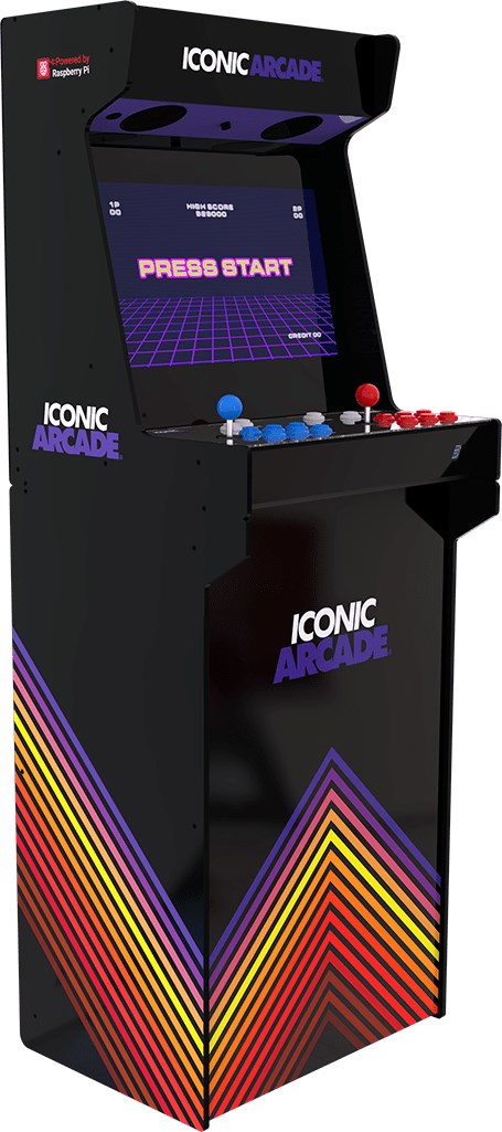 Arcade kabinet ICONIC ARCADE Arcade Cabinet Wi-Fi Multicolour