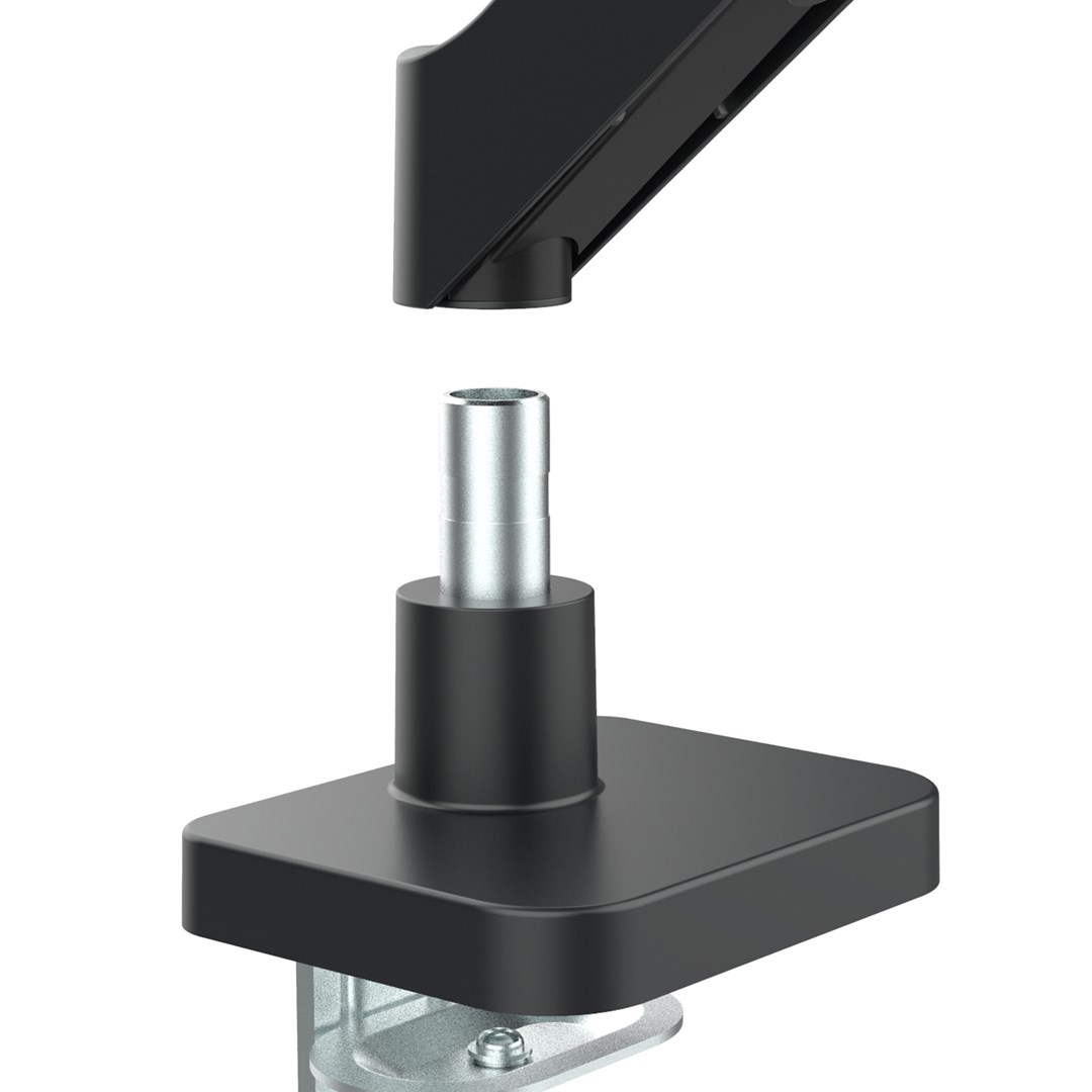 MONITOR MOUNT MACLEAN MC-134 (gas spring, 17"-32", 2-10kg, black)-5