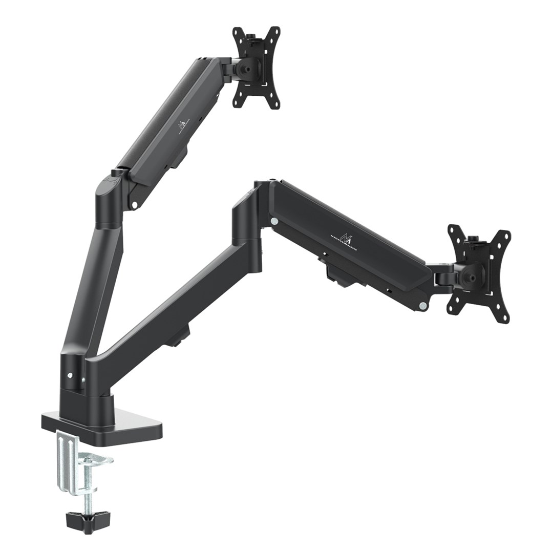 MONITOR MOUNT MACLEAN MC-134 (gas spring, 17"-32", 2-10kg, black)-2