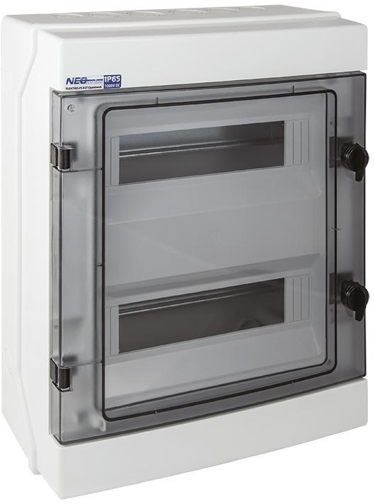 Nadžbukni razdjelnik ELEKTRO-PLAST RH-24 NEO (24 modula, IP65, N+PE, 1000V DC)-0