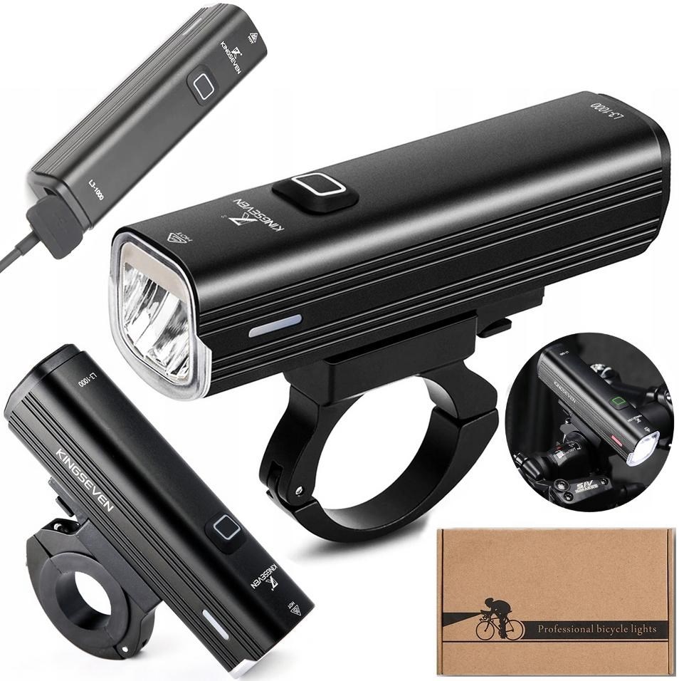 Bicycle lighting KINGSEVEN L3-1000 1000 lm rechargeable-0