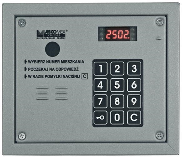 Audio portafon LASKOMEX CP-3113R (ugradbeni, RFID čitač, tipkovnica)