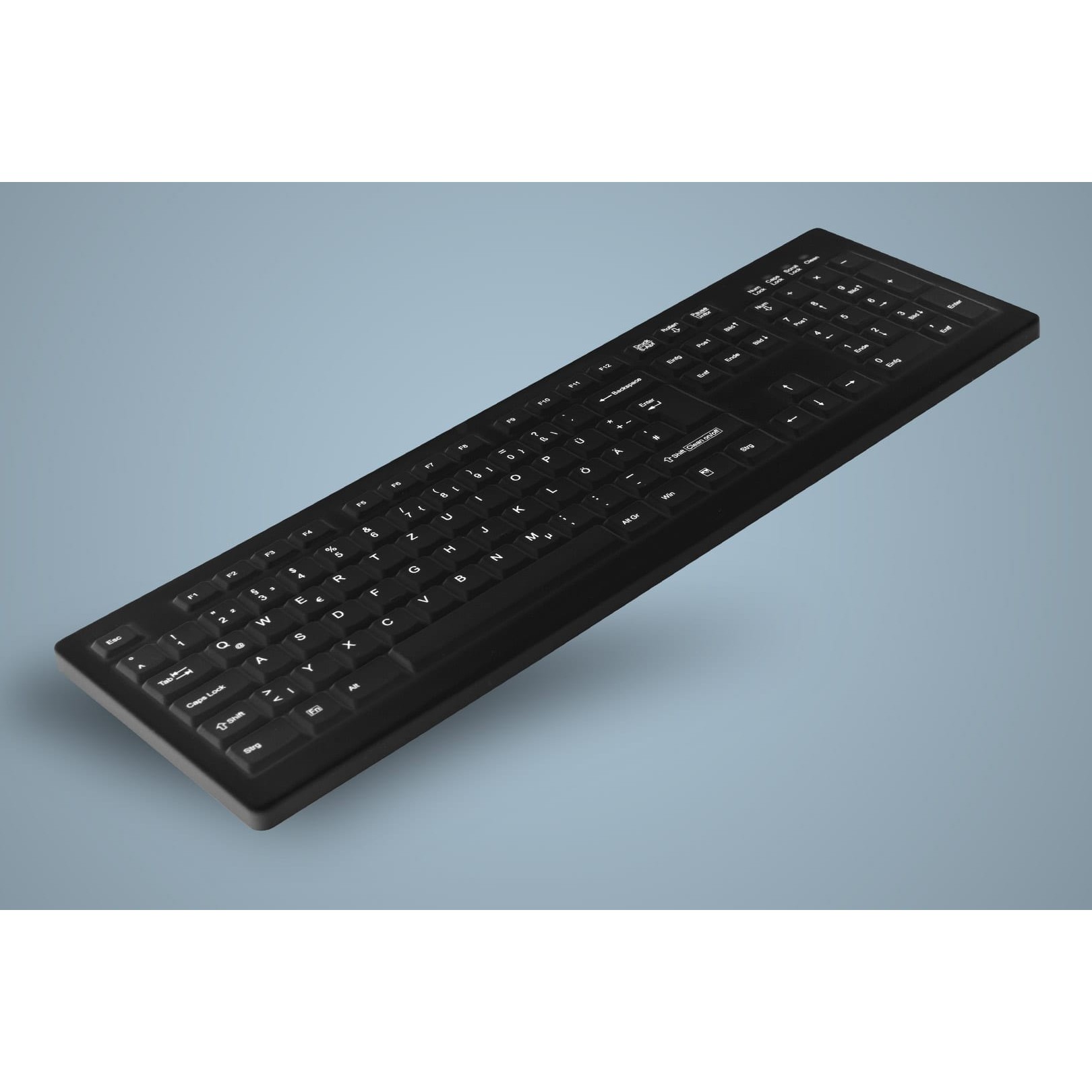 Tipkovnica CHERRY AK-C8100F-U1-B/US (periva, us layout, crna)-1