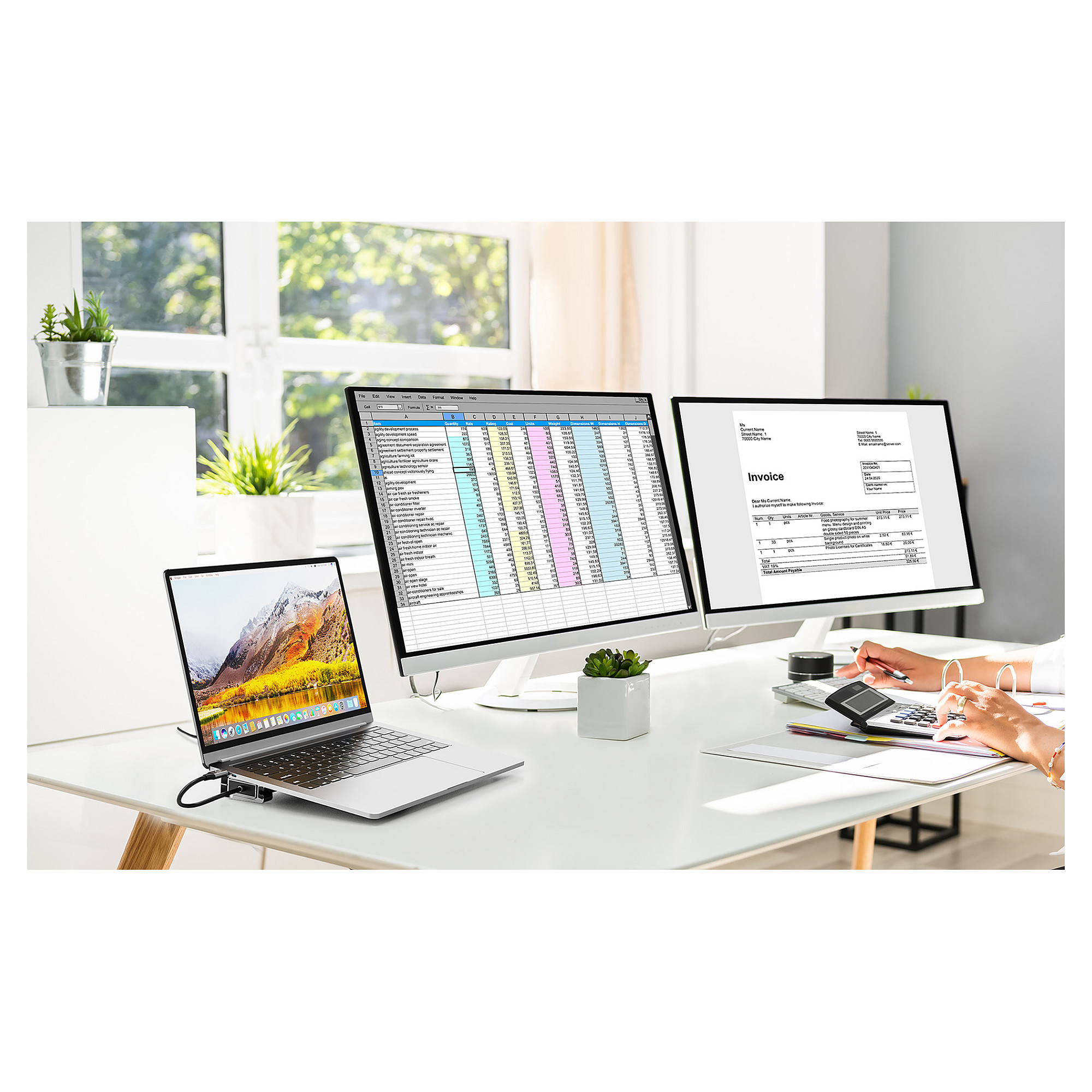 Docking stanica MANHATTAN 10-in-1 4K USB-C PD 2xHDMI-7