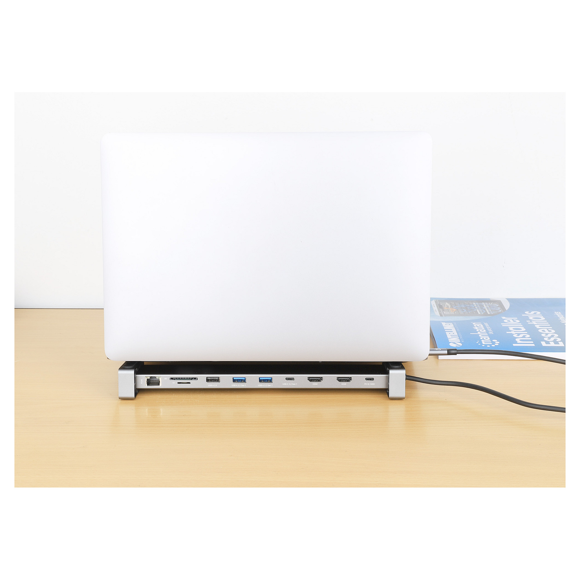 Docking stanica MANHATTAN 10-in-1 4K USB-C PD 2xHDMI-10