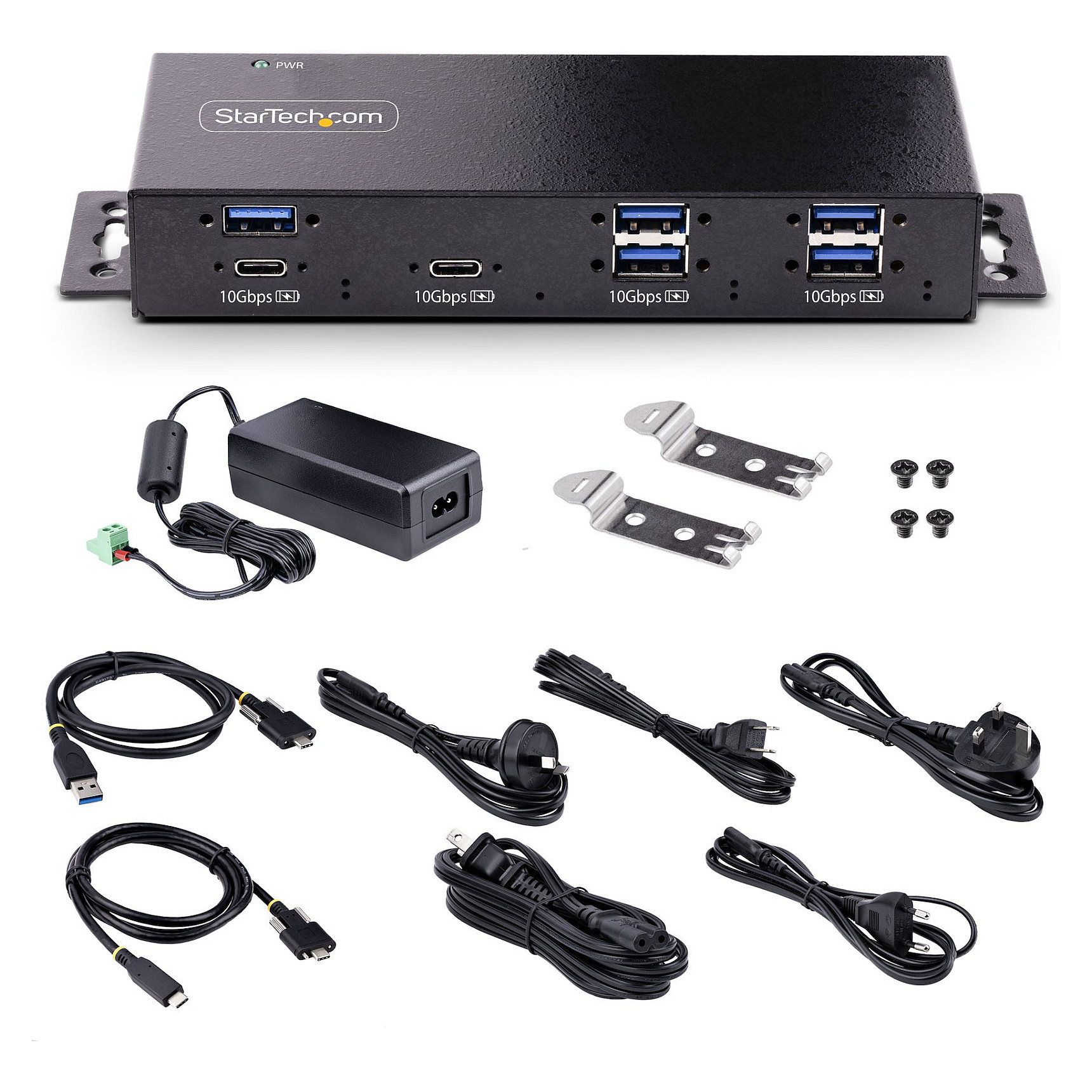 USB HUB STARTECH INDUSTRIAL 7-PORT-8