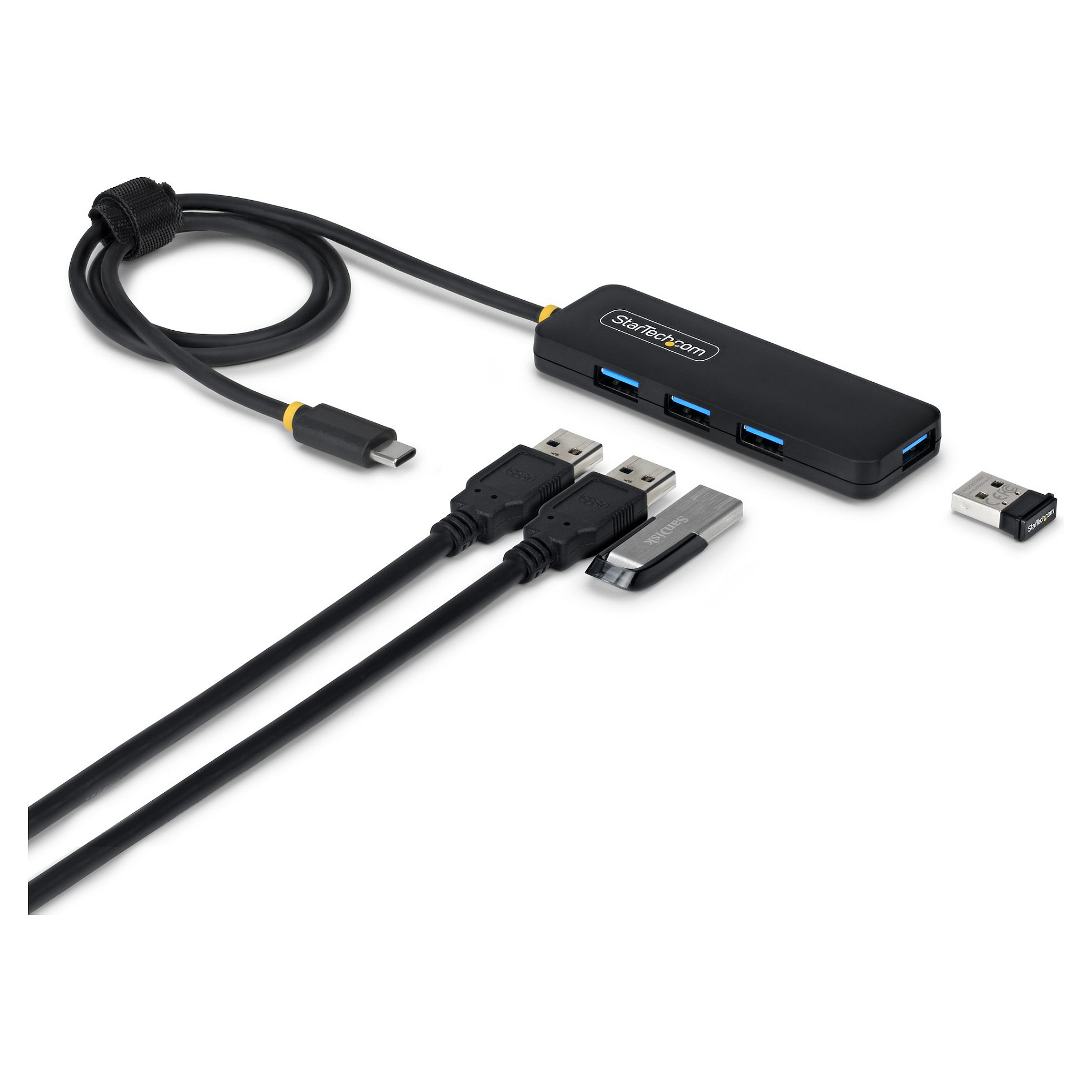 USB-C HUB STARTECH 4-PORT USB-C HUB COMPACT-0