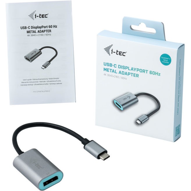 Adapter I-TEC USB-C METAL DISPLAY PORT-3