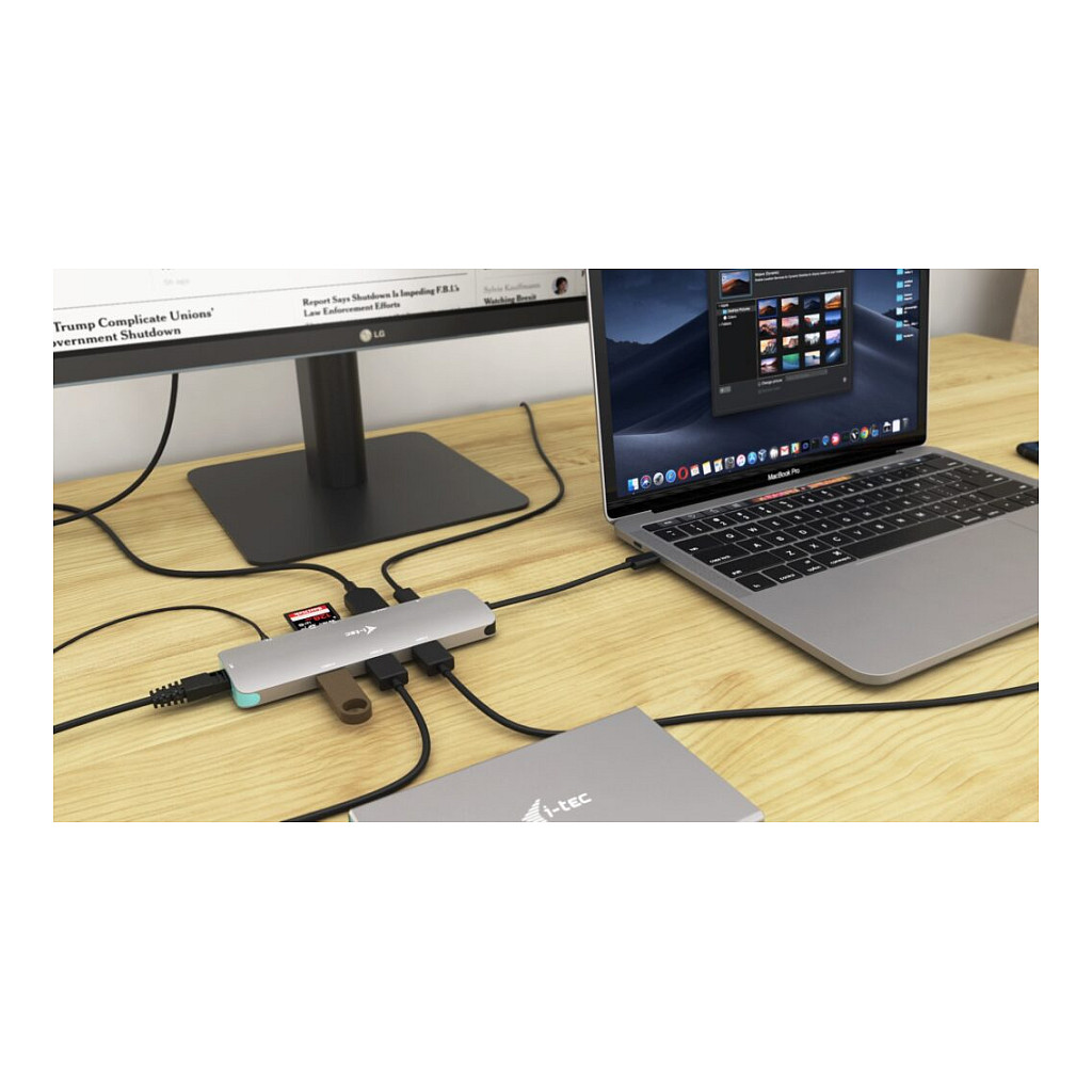 Docking stanica I-TEC NANO LAN DOCK + P/S 100W-5