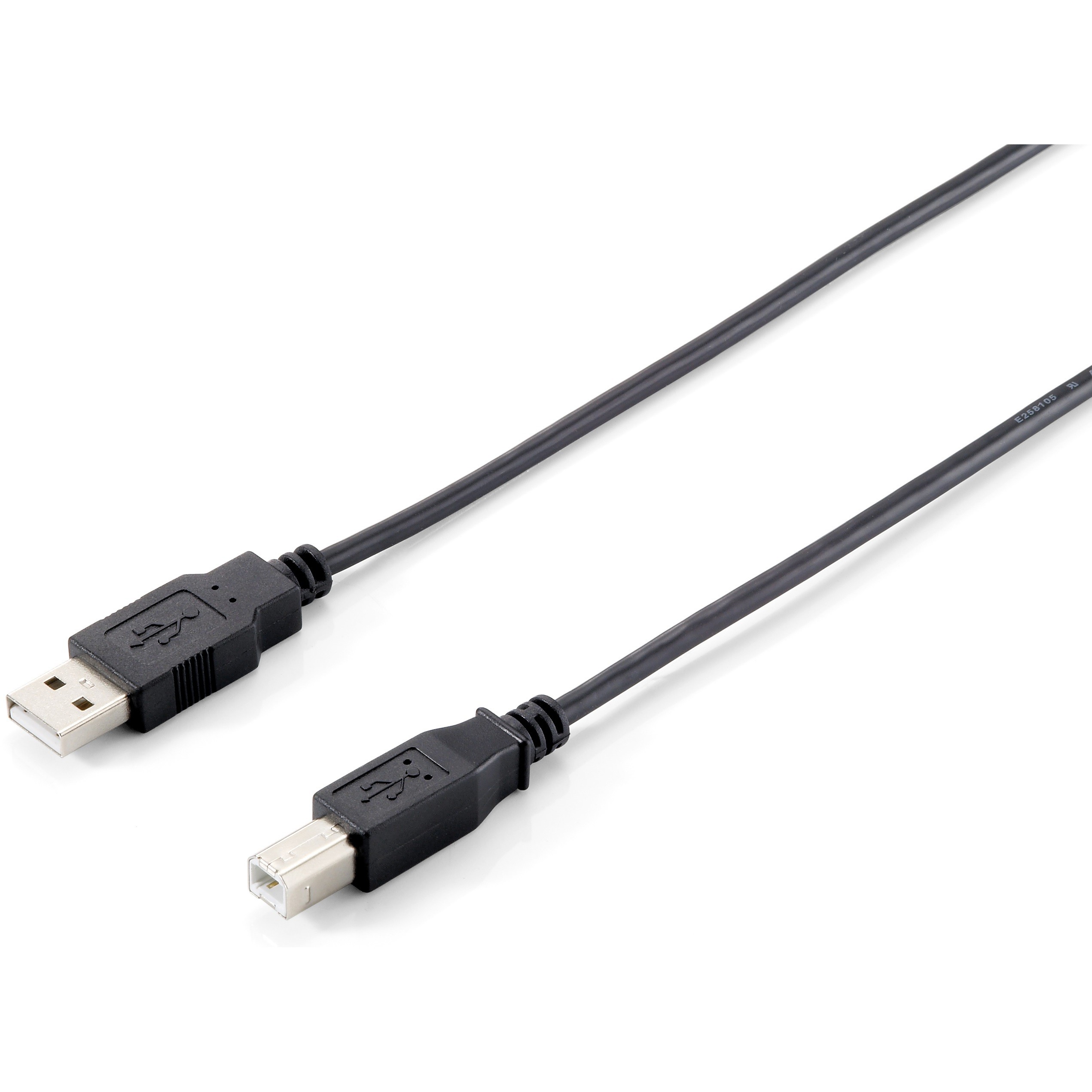 Kabel EQUIP USB 2.0 A-B 3.00m crna boja-0