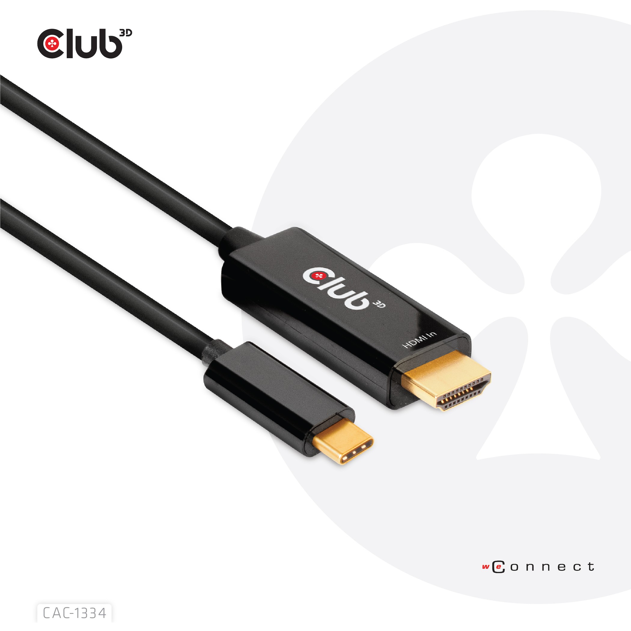 Kabel CLUB 3D HDMI-Kabel A -> USB-C aktiv 4K60Hz 1.8m-0