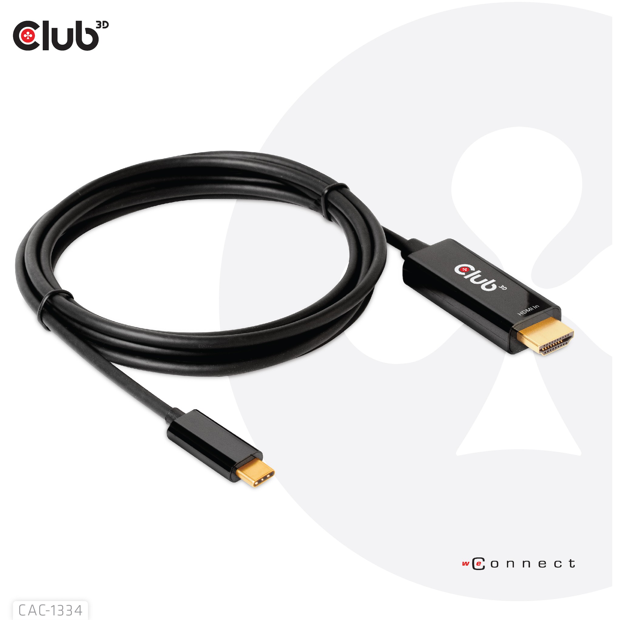 Kabel CLUB 3D HDMI-Kabel A -> USB-C aktiv 4K60Hz 1.8m-6