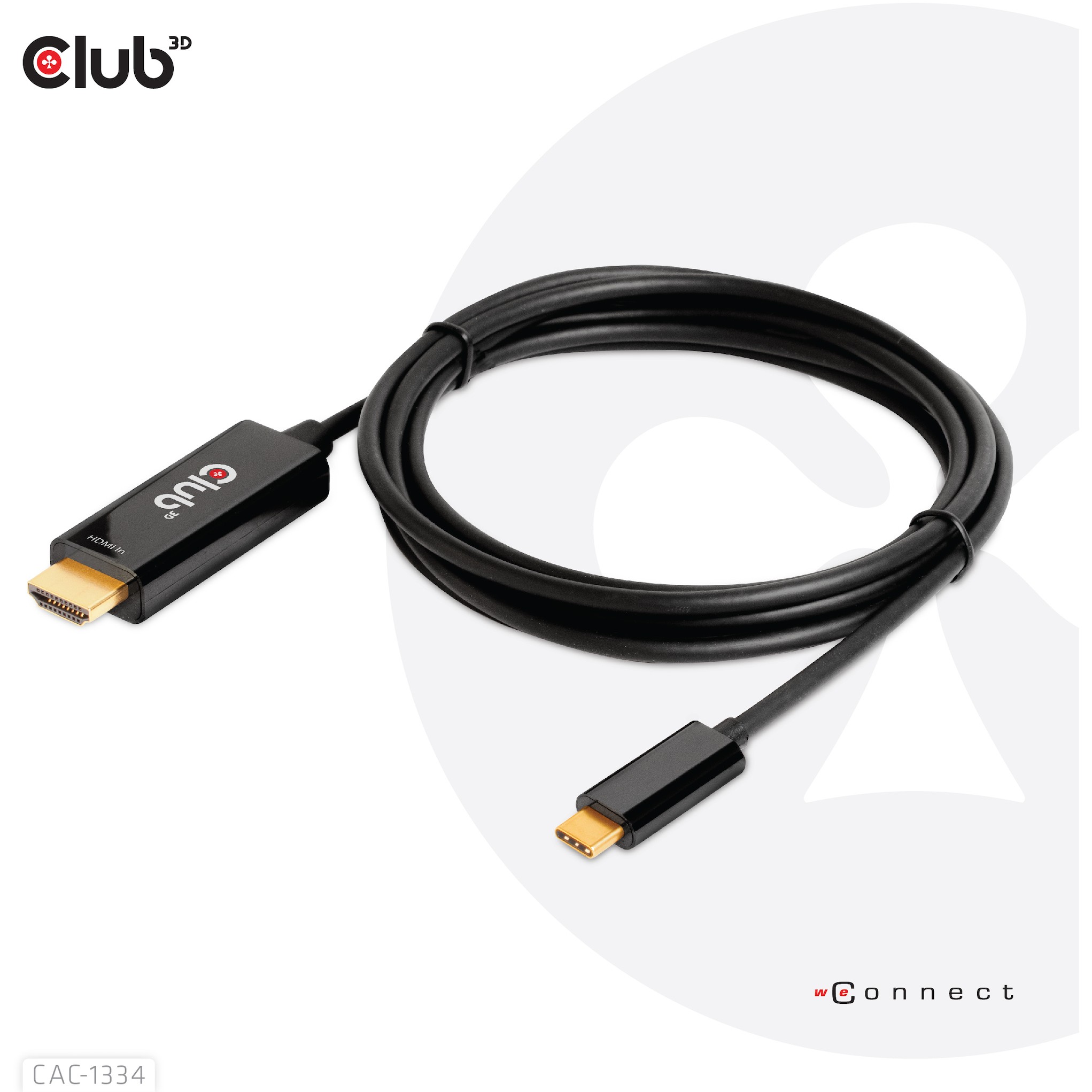 Kabel CLUB 3D HDMI-Kabel A -> USB-C aktiv 4K60Hz 1.8m-7