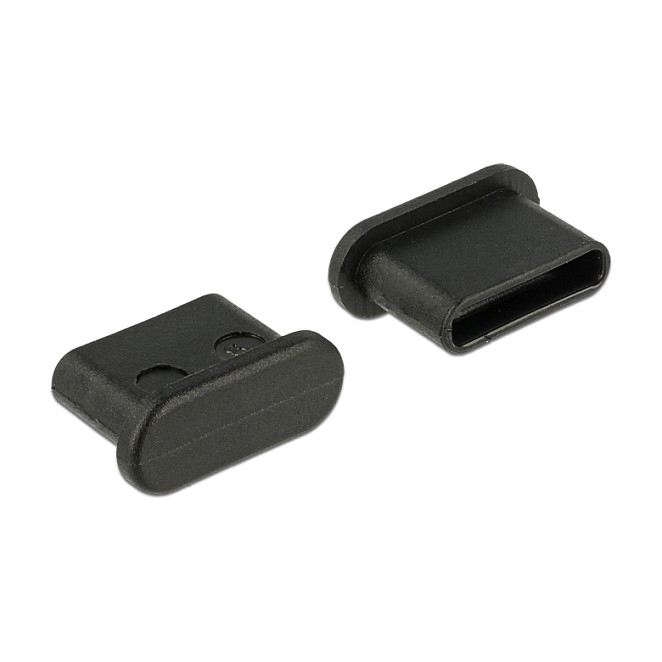 Zaštita za USB-C priključak DELOCK 10-Pack crna boja