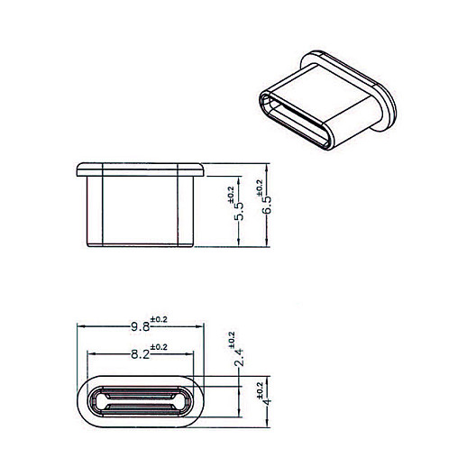 Zaštita za USB-C priključak DELOCK 10-Pack crna boja-2