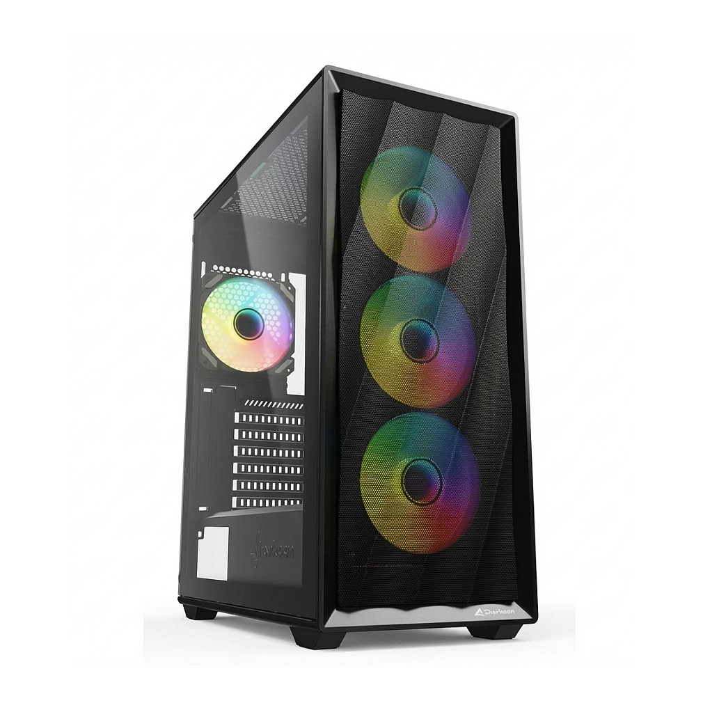 Kućište SHARKOON VK4 ARGB ATX 1xGlas crna boja-0