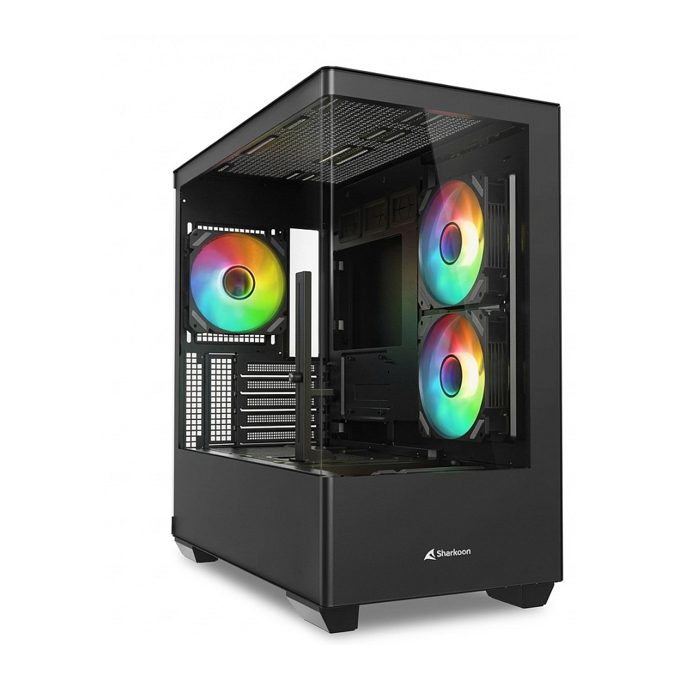 Kućište SHARKOON ELITE SHARK CM100 (Tempered Glass x 2)