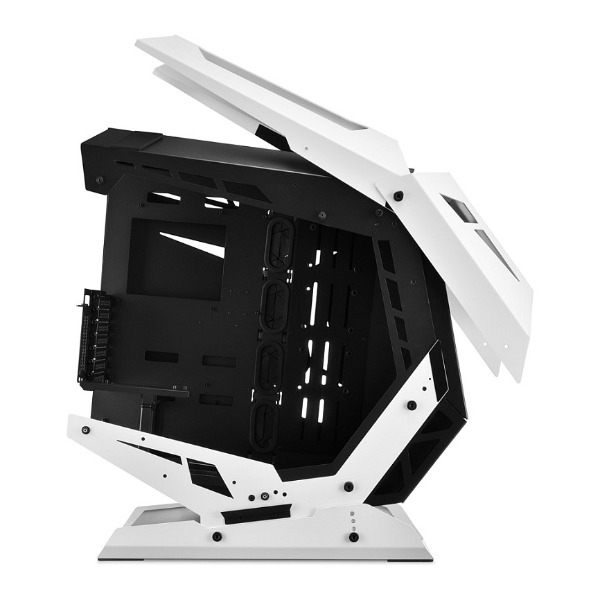 Kućište SHARKOON ELITE SHARK CA700 (crno/bijelo, bočna strana od kaljenog stakla)-5