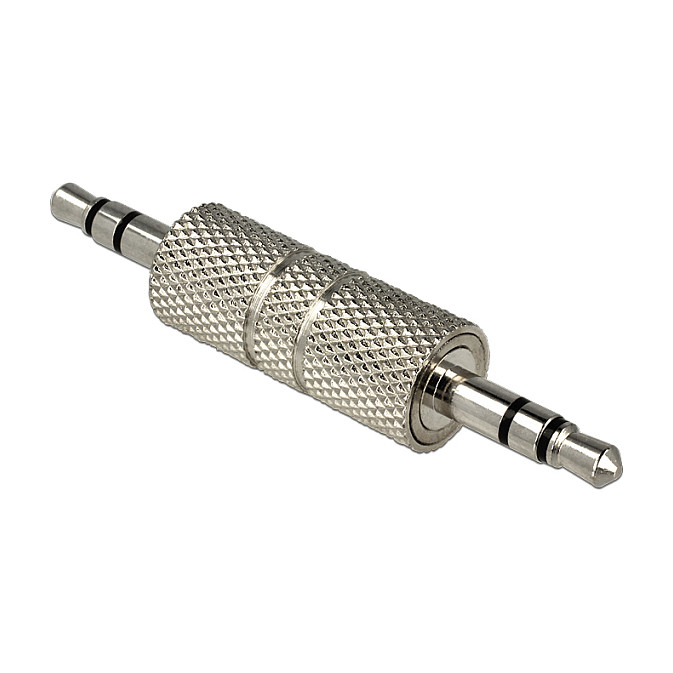 Audio adapter DELOCK 3.5mm muški na 3.5mm muški (3-pinski, metalni)-0