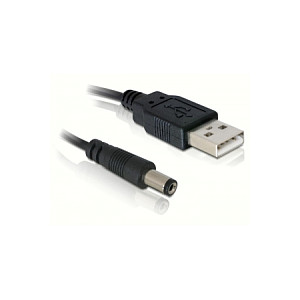Kabel DELOCK Stromkabel GS-Buchse 5,4 mm zu USB 1 m
