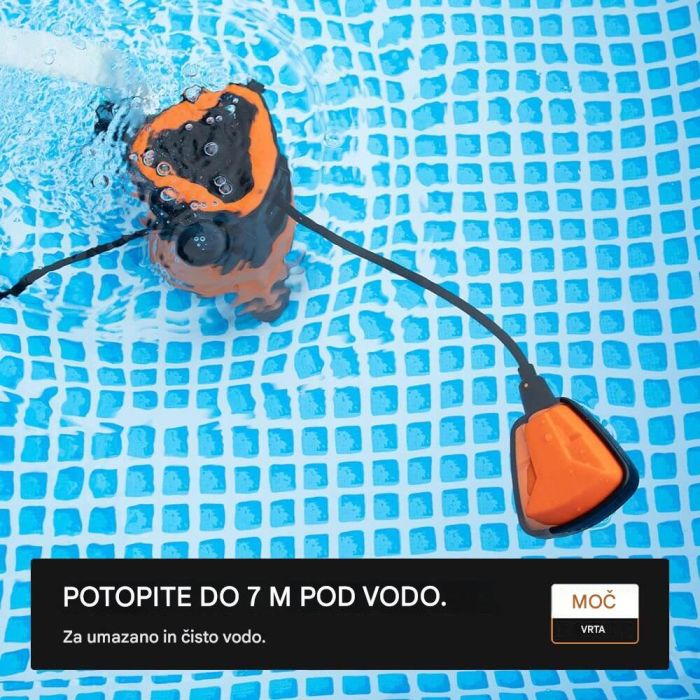 Pumpa VONHAUS 400 W drainage water pump (kapacitet 7,500 L/h, dužina crijeva 8 m, težina 5 kg)-6