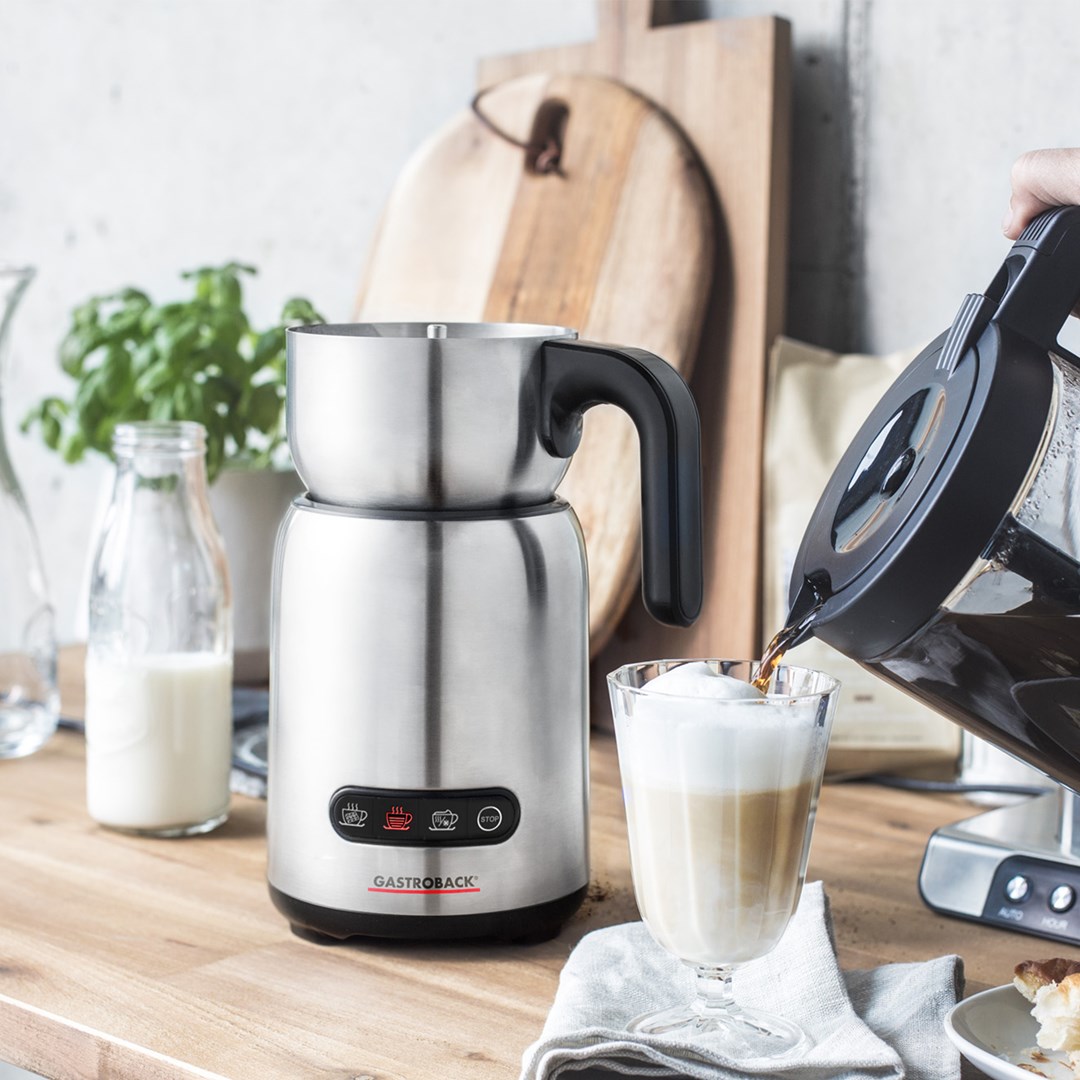 Pjenilica za mlijeko GASTROBACK Design Milk & Chocolate Advanced (42359, Inox)-1