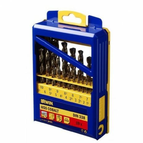 Set svrdala za metal IRWIN HSS Cobalt (19 komada)