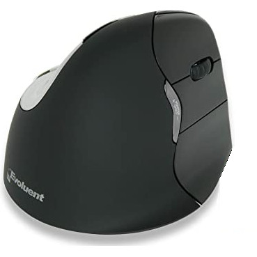 Maus EVOLUENT BakkerElkhuizen Evoluent4 desni 6 tipki Bluetooth crna boja