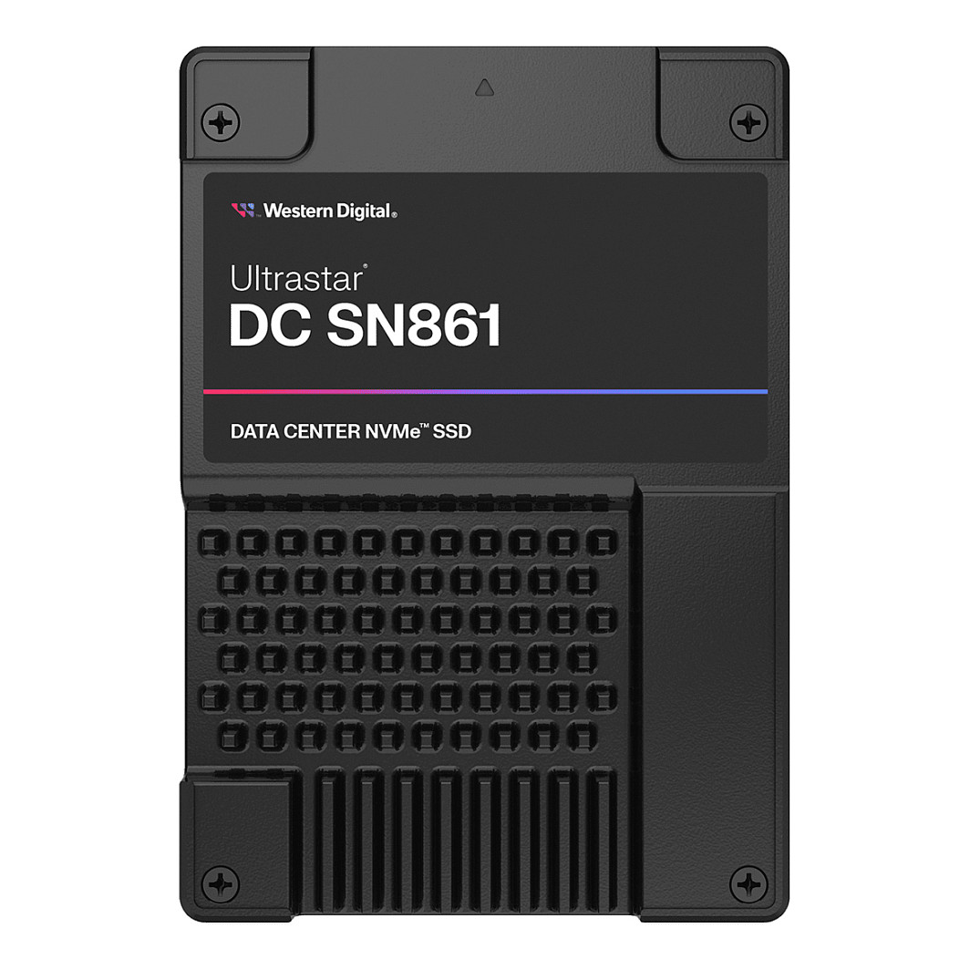 SSD WESTERN DIGITAL Ultrastar DC SN861 WUS6BA138PSP9X3 (3.84 tb, 2.5", u.2 pcie 5.0 x4, nvme)