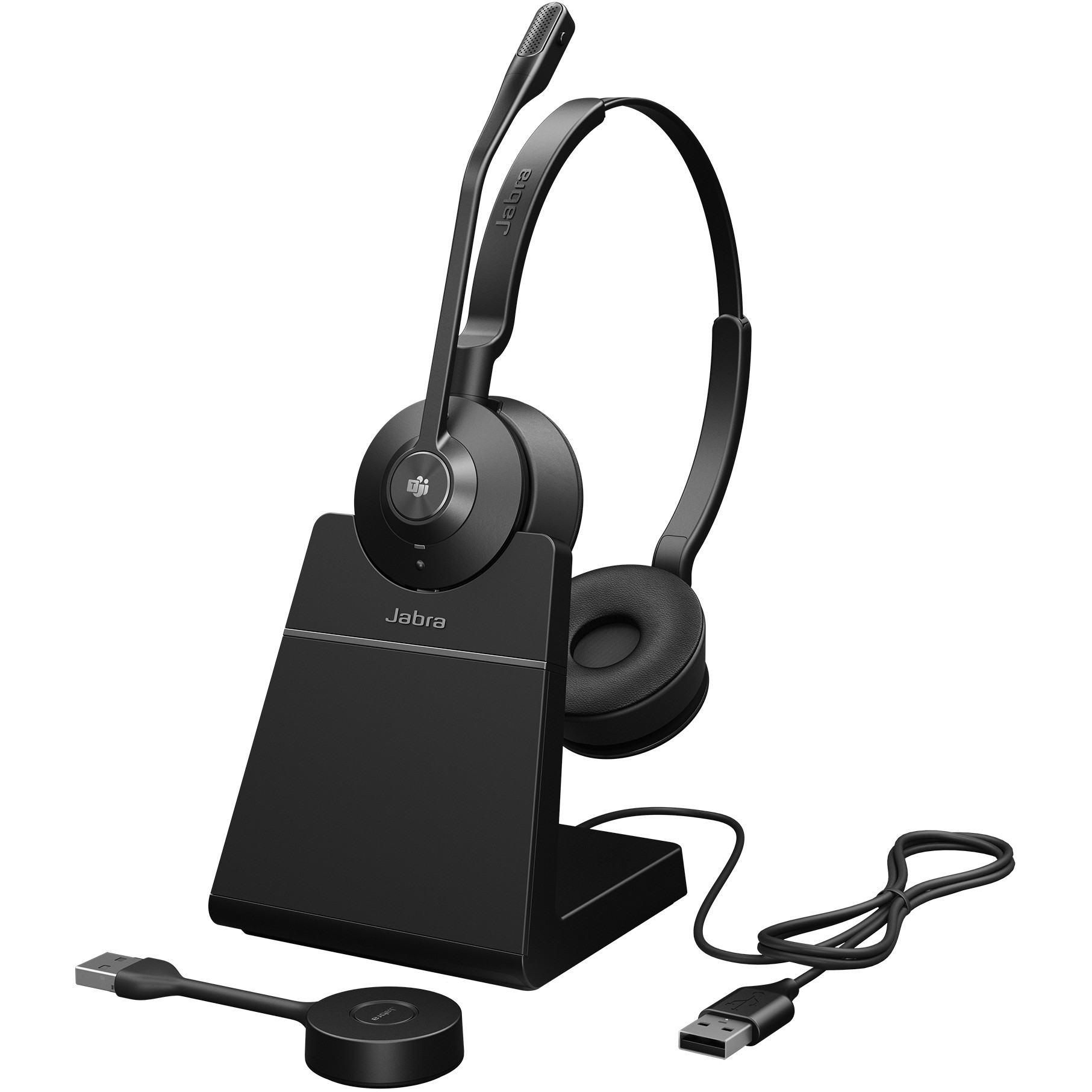 Slušalice JABRA Engage 55 SE Stereo Link400a MS s postajom za punjenje-0